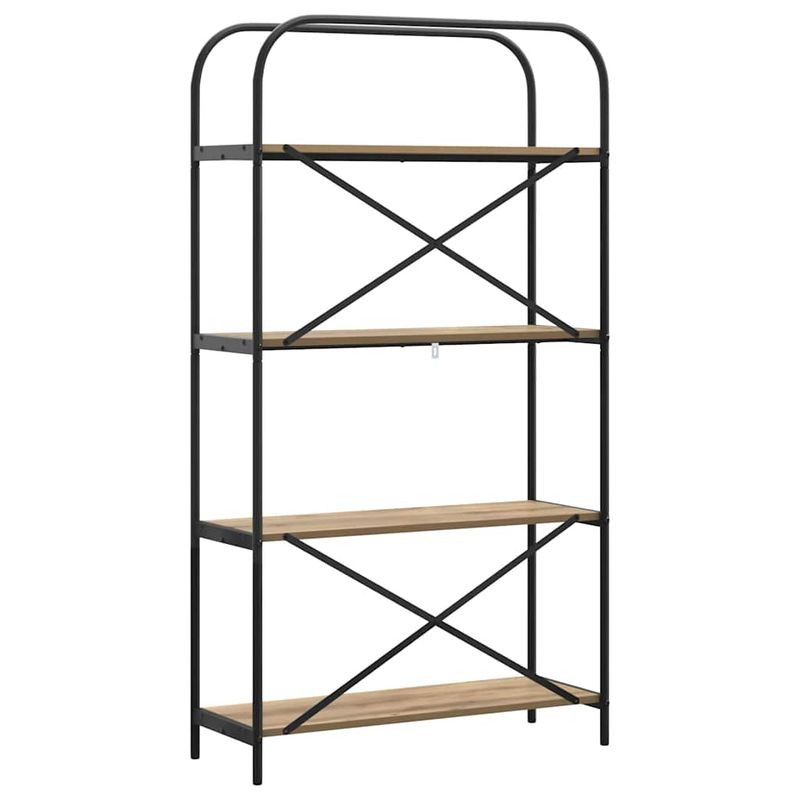 Casa si Gradina - Mobilier - Biblioteci si rafturi - Biblioteci - Raft pentru carti stejar artizanal 80 x 30 x 146 cm - Infinity.ro