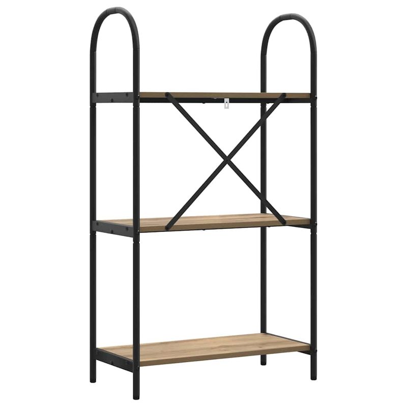 Casa si Gradina - Mobilier - Biblioteci si rafturi - Biblioteci - Raft pentru carti stejar artizanal 60 x 30 x 109 cm - Infinity.ro