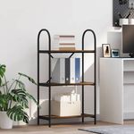 Casa si Gradina - Mobilier - Biblioteci si rafturi - Biblioteci - Raft pentru carti Stejar afumat 60 x 30 x 109 cm Lemn compozit - Infinity.ro
