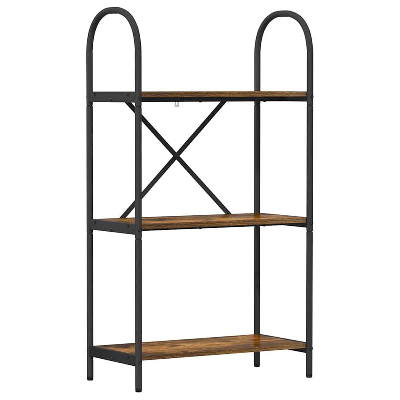 Casa si Gradina - Mobilier - Biblioteci si rafturi - Biblioteci - Raft pentru carti Stejar afumat 60 x 30 x 109 cm Lemn compozit - Infinity.ro