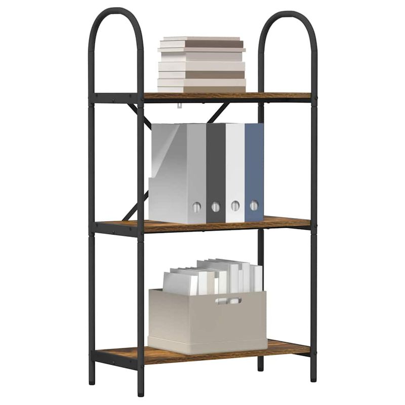 Casa si Gradina - Mobilier - Biblioteci si rafturi - Biblioteci - Raft pentru carti Stejar afumat 60 x 30 x 109 cm Lemn compozit - Infinity.ro