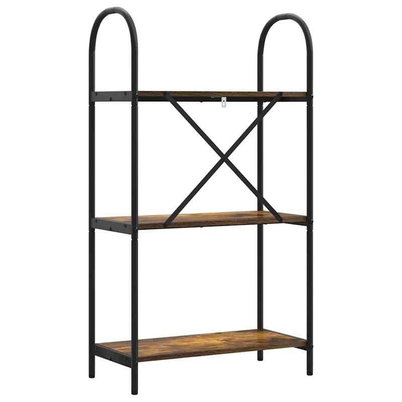 Casa si Gradina - Mobilier - Biblioteci si rafturi - Biblioteci - Raft pentru carti Stejar afumat 60 x 30 x 109 cm Lemn compozit - Infinity.ro