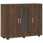 Casa si Gradina - Mobilier - Seturi de mobilier - Seturi living - Bufet cu raft Stejar brun 55.5 x 29 x 100 cm Lemn compozit - Infinity.ro
