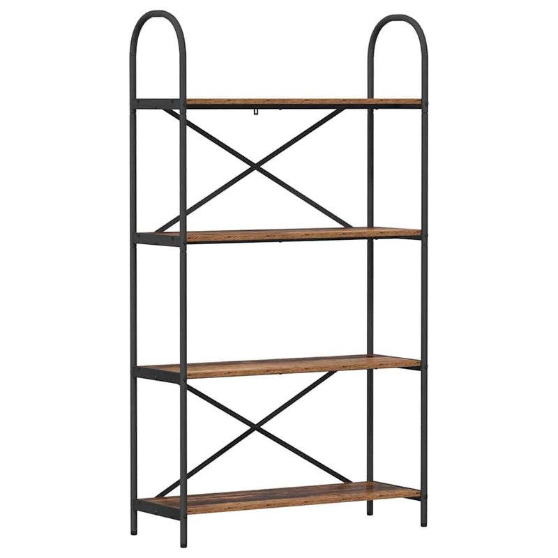 Casa si Gradina - Mobilier - Biblioteci si rafturi - Biblioteci - Raft pentru carti Lemn vechi 80 x 30 x 146 cm Lemn compozit - Infinity.ro