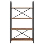 Casa si Gradina - Mobilier - Biblioteci si rafturi - Biblioteci - Raft pentru carti Lemn vechi 80 x 30 x 146 cm Lemn compozit - Infinity.ro