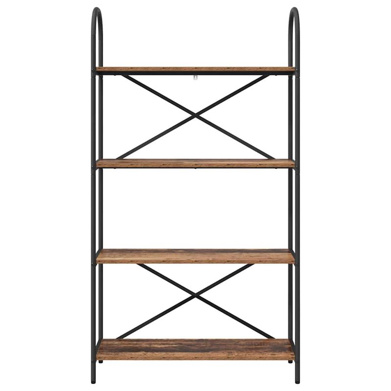 Casa si Gradina - Mobilier - Biblioteci si rafturi - Biblioteci - Raft pentru carti Lemn vechi 80 x 30 x 146 cm Lemn compozit - Infinity.ro