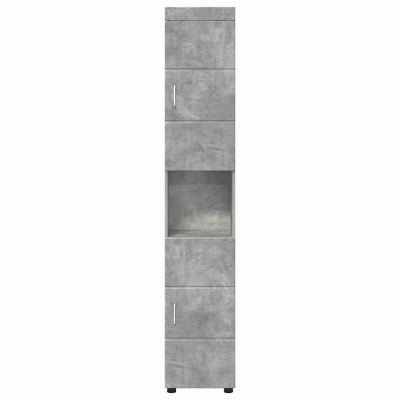 Casa si Gradina - Mobilier - Mobilier baie - Corpuri baie - Dulap de Baie TULUM Gri beton 37 x 31.5 x 203 cm Lemn compozit - Infinity.ro