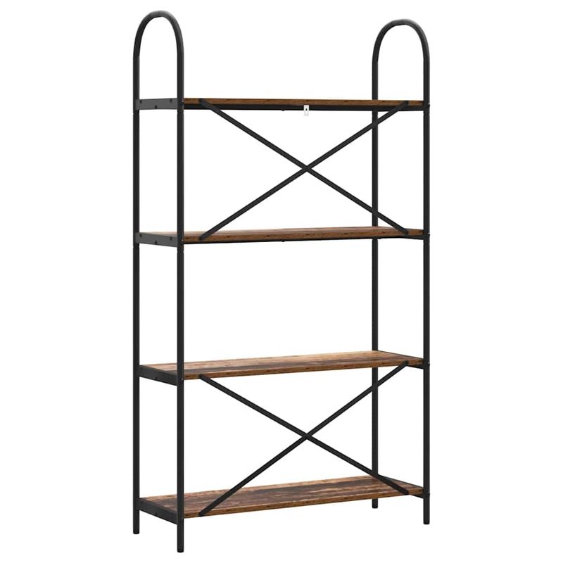 Casa si Gradina - Mobilier - Biblioteci si rafturi - Biblioteci - Raft pentru carti Lemn vechi 80 x 30 x 146 cm Lemn compozit - Infinity.ro