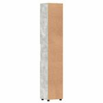 Casa si Gradina - Mobilier - Mobilier baie - Corpuri baie - Dulap de Baie TULUM Gri beton 37 x 31.5 x 203 cm Lemn compozit - Infinity.ro