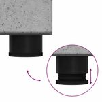 Casa si Gradina - Mobilier - Mobilier baie - Corpuri baie - Dulap de Baie TULUM Gri beton 37 x 31.5 x 203 cm Lemn compozit - Infinity.ro