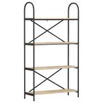 Casa si Gradina - Mobilier - Biblioteci si rafturi - Biblioteci - Raft pentru carti Stejar sonoma 80 x 30 x 146 cm Lemn compozit - Infinity.ro