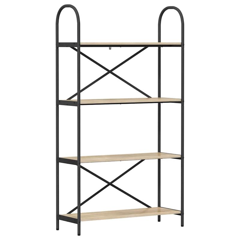 Casa si Gradina - Mobilier - Biblioteci si rafturi - Biblioteci - Raft pentru carti Stejar sonoma 80 x 30 x 146 cm Lemn compozit - Infinity.ro