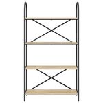 Casa si Gradina - Mobilier - Biblioteci si rafturi - Biblioteci - Raft pentru carti Stejar sonoma 80 x 30 x 146 cm Lemn compozit - Infinity.ro