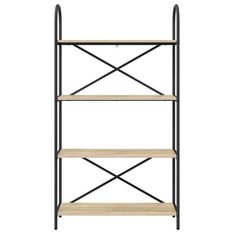 Casa si Gradina - Mobilier - Biblioteci si rafturi - Biblioteci - Raft pentru carti Stejar sonoma 80 x 30 x 146 cm Lemn compozit - Infinity.ro