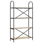 Casa si Gradina - Mobilier - Biblioteci si rafturi - Biblioteci - Raft pentru carti Stejar sonoma 80 x 30 x 146 cm Lemn compozit - Infinity.ro