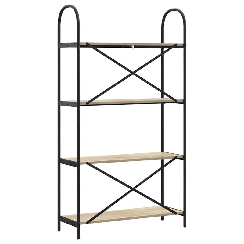 Casa si Gradina - Mobilier - Biblioteci si rafturi - Biblioteci - Raft pentru carti Stejar sonoma 80 x 30 x 146 cm Lemn compozit - Infinity.ro