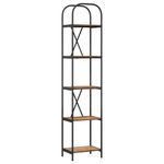Casa si Gradina - Mobilier - Biblioteci si rafturi - Biblioteci - Raft pentru carti Lemn vechi 40 x 30 x 183 cm Lemn compozit - Infinity.ro