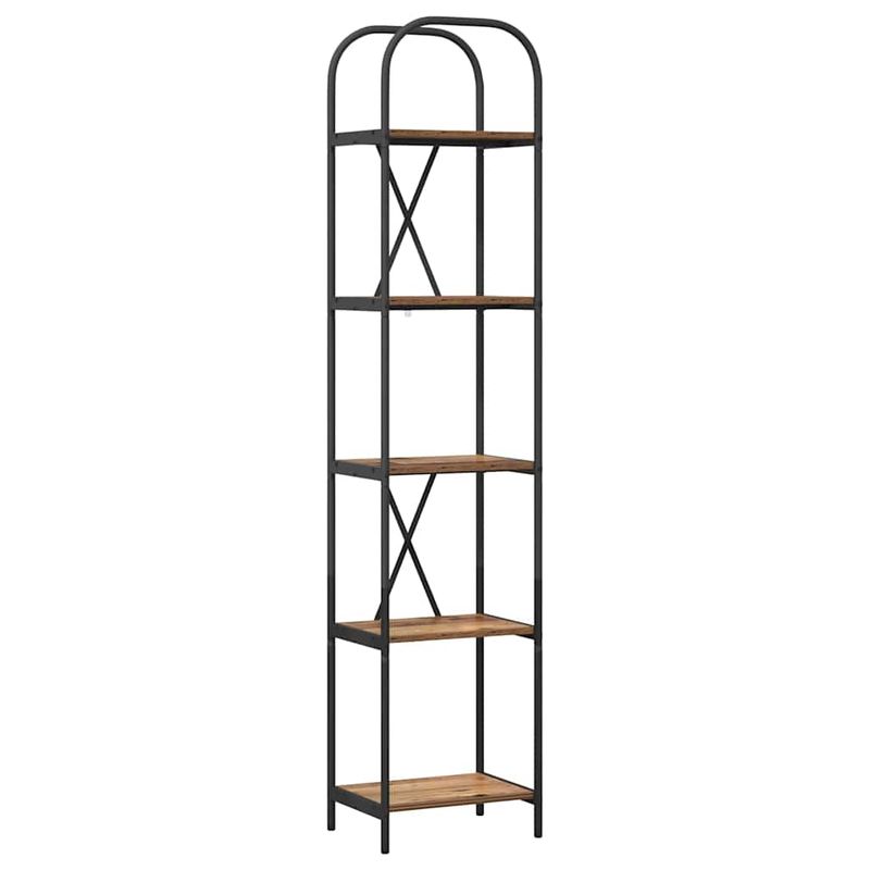 Casa si Gradina - Mobilier - Biblioteci si rafturi - Biblioteci - Raft pentru carti Lemn vechi 40 x 30 x 183 cm Lemn compozit - Infinity.ro