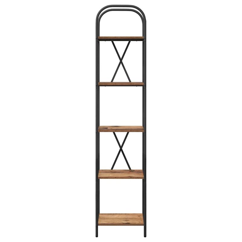Casa si Gradina - Mobilier - Biblioteci si rafturi - Biblioteci - Raft pentru carti Lemn vechi 40 x 30 x 183 cm Lemn compozit - Infinity.ro
