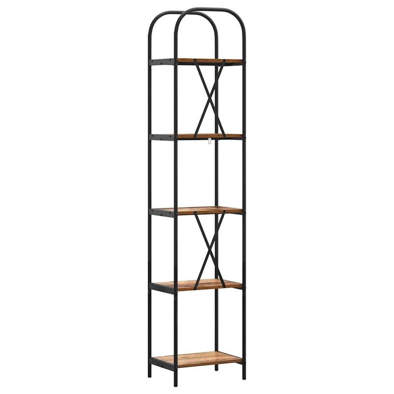 Casa si Gradina - Mobilier - Biblioteci si rafturi - Biblioteci - Raft pentru carti Lemn vechi 40 x 30 x 183 cm Lemn compozit - Infinity.ro
