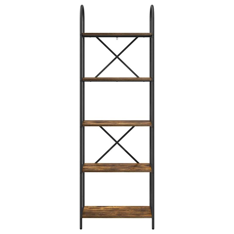 Casa si Gradina - Mobilier - Biblioteci si rafturi - Biblioteci - Raft pentru carti Stejar afumat 60 x 30 x 183 cm Lemn compozit - Infinity.ro