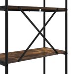 Casa si Gradina - Mobilier - Biblioteci si rafturi - Biblioteci - Raft pentru carti Stejar afumat 60 x 30 x 183 cm Lemn compozit - Infinity.ro