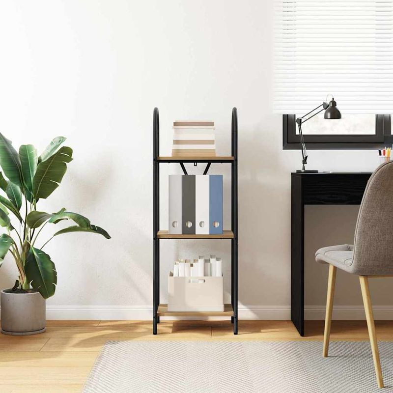 Casa si Gradina - Mobilier - Biblioteci si rafturi - Biblioteci - Raft pentru carti stejar artizanal 40 x 30 x 109 cm - Infinity.ro