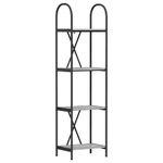 Casa si Gradina - Mobilier - Biblioteci si rafturi - Biblioteci - Raft pentru carti sonoma gri 40 x 30 x 146 cm Lemn compozit - Infinity.ro