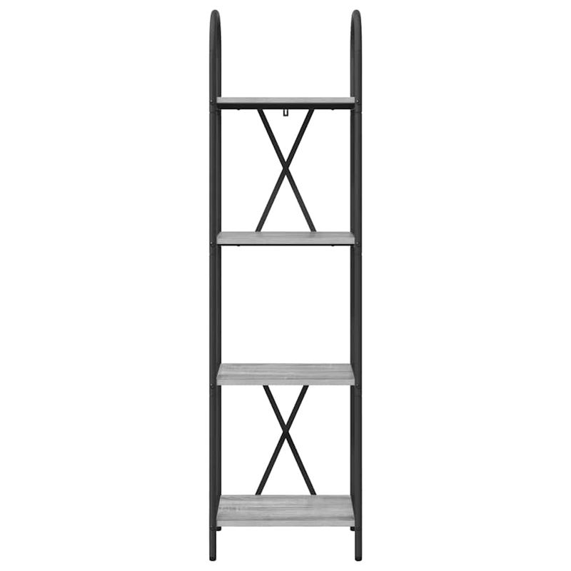 Casa si Gradina - Mobilier - Biblioteci si rafturi - Biblioteci - Raft pentru carti sonoma gri 40 x 30 x 146 cm Lemn compozit - Infinity.ro