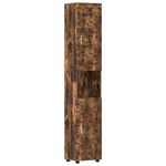Casa si Gradina - Mobilier - Mobilier baie - Corpuri baie - Dulap de Baie cu usa TULUM Stejar afumat 37 x 31.5 x 203 cm - Infinity.ro