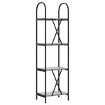 Casa si Gradina - Mobilier - Biblioteci si rafturi - Biblioteci - Raft pentru carti sonoma gri 40 x 30 x 146 cm Lemn compozit - Infinity.ro