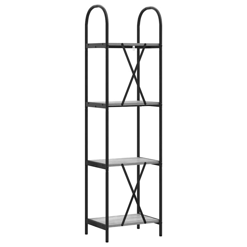 Casa si Gradina - Mobilier - Biblioteci si rafturi - Biblioteci - Raft pentru carti sonoma gri 40 x 30 x 146 cm Lemn compozit - Infinity.ro