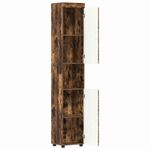 Casa si Gradina - Mobilier - Mobilier baie - Corpuri baie - Dulap de Baie cu usa TULUM Stejar afumat 37 x 31.5 x 203 cm - Infinity.ro