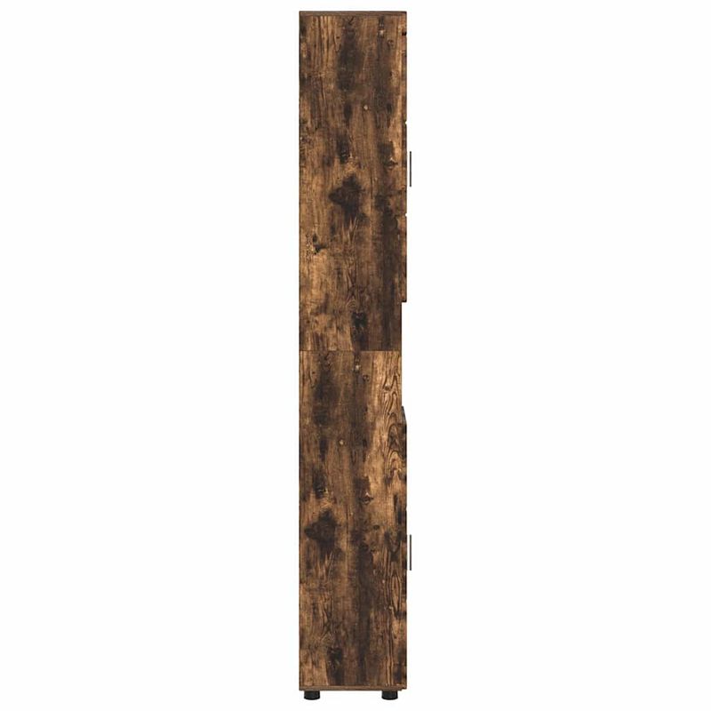 Casa si Gradina - Mobilier - Mobilier baie - Corpuri baie - Dulap de Baie cu usa TULUM Stejar afumat 37 x 31.5 x 203 cm - Infinity.ro