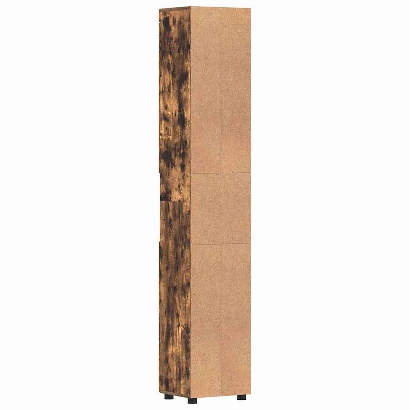 Casa si Gradina - Mobilier - Mobilier baie - Corpuri baie - Dulap de Baie cu usa TULUM Stejar afumat 37 x 31.5 x 203 cm - Infinity.ro