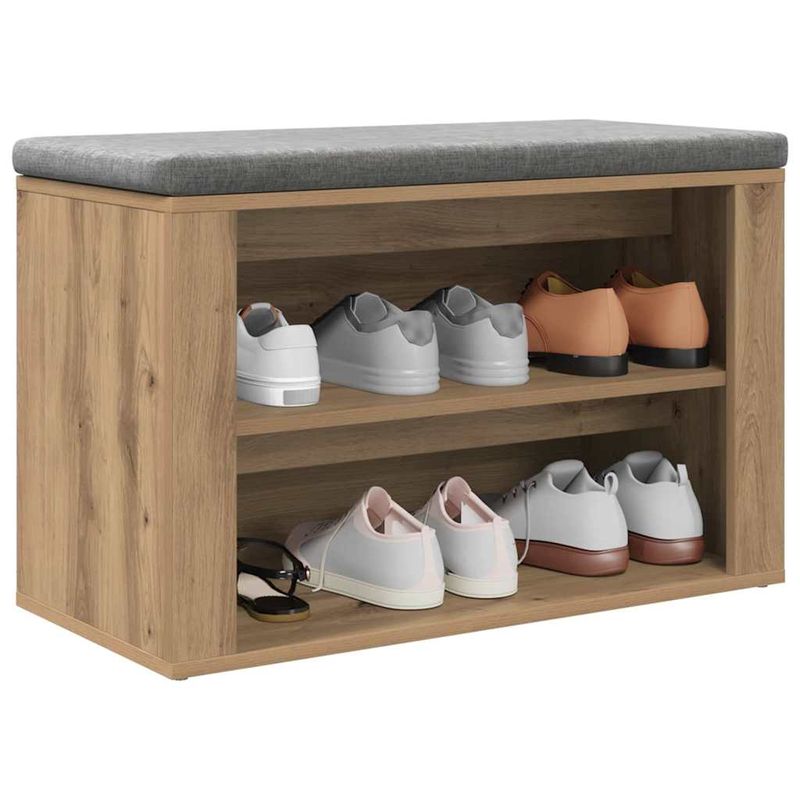Casa si Gradina - Mobilier - Organizare si depozitare - Organizator incaltaminte - Raft pentru incaltaminte stejar artizanal 75 x 35 x 45 cm - Infinity.ro