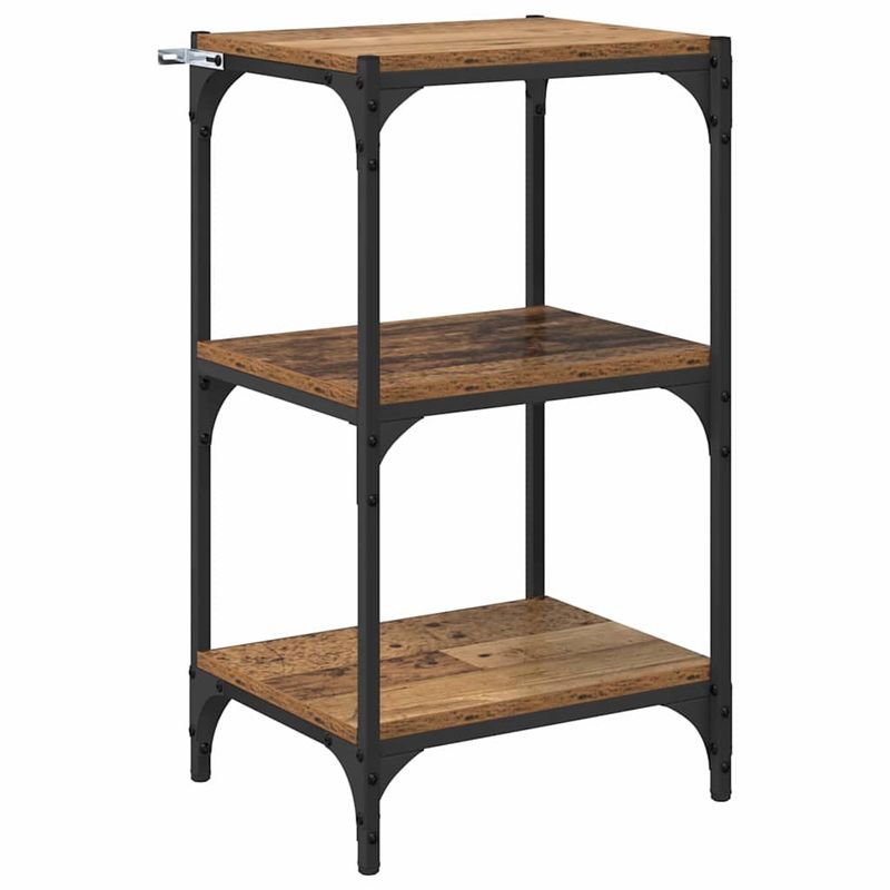 Casa si Gradina - Mobilier - Biblioteci si rafturi - Biblioteci - Dulap pentru carti Lemn vechi 40 x 33 x 71 cm Lemn compozit - Infinity.ro