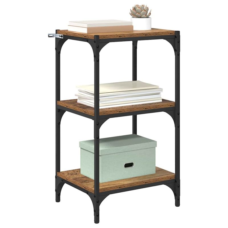Casa si Gradina - Mobilier - Biblioteci si rafturi - Biblioteci - Dulap pentru carti Lemn vechi 40 x 33 x 71 cm Lemn compozit - Infinity.ro