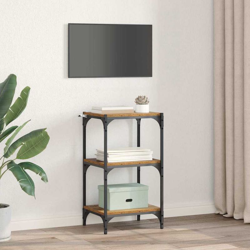 Casa si Gradina - Mobilier - Biblioteci si rafturi - Biblioteci - Dulap pentru carti Lemn vechi 40 x 33 x 71 cm Lemn compozit - Infinity.ro