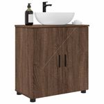 Casa si Gradina - Mobilier - Mobilier baie - Corpuri baie - Dulap de Baie cu raft Stejar brun 61 x 35 x 64 cm Lemn compozit - Infinity.ro