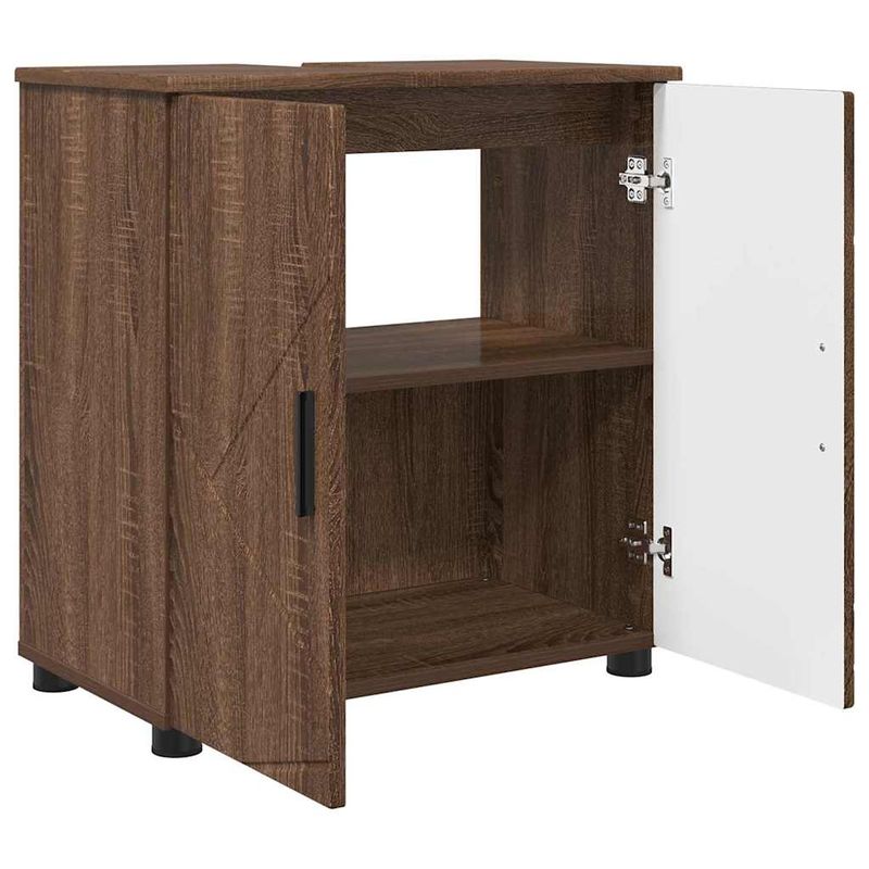 Casa si Gradina - Mobilier - Mobilier baie - Corpuri baie - Dulap de Baie cu raft Stejar brun 61 x 35 x 64 cm Lemn compozit - Infinity.ro