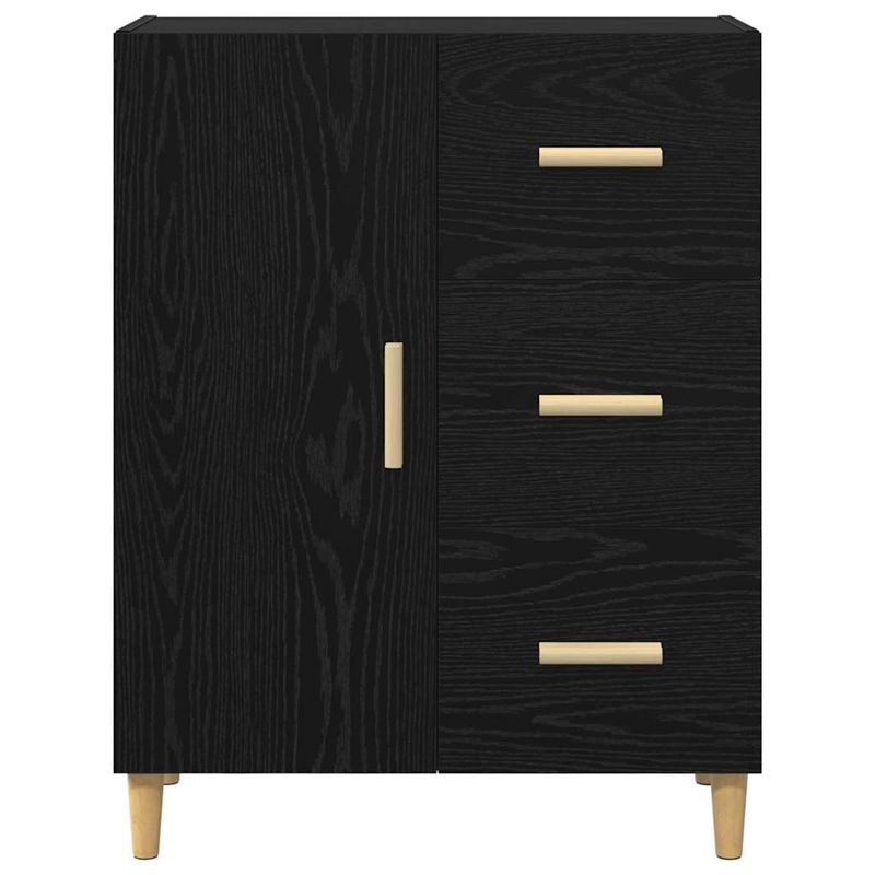 Casa si Gradina - Mobilier - Comode si corpuri - Comode - Bufet cu sertar Stejar negru 34 x 69.5 x 90 cm Lemn compozit - Infinity.ro