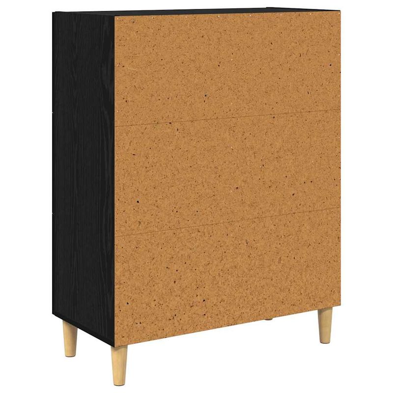 Casa si Gradina - Mobilier - Comode si corpuri - Comode - Bufet cu sertar Stejar negru 34 x 69.5 x 90 cm Lemn compozit - Infinity.ro