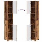 Casa si Gradina - Mobilier - Mobilier baie - Corpuri baie - Dulap de baie inalt Lemn vechi 30 x 35 x 192 cm Lemn compozit - Infinity.ro
