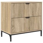 Casa si Gradina - Mobilier - Comode si corpuri - Noptiere - Noptiera Stejar sonoma 63.5 x 36 x 61 cm Lemn compozit - Infinity.ro