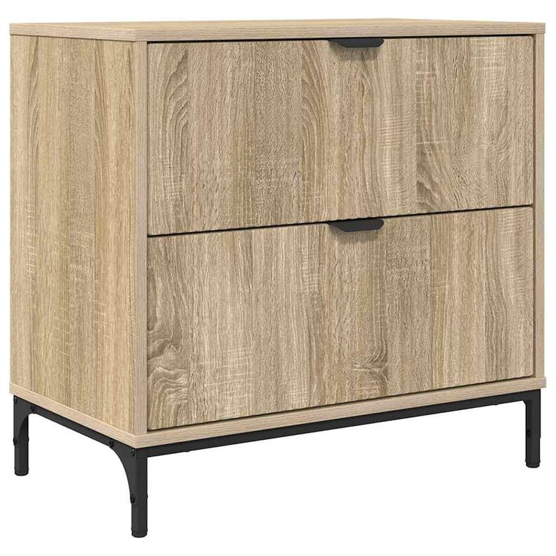 Casa si Gradina - Mobilier - Comode si corpuri - Noptiere - Noptiera Stejar sonoma 63.5 x 36 x 61 cm Lemn compozit - Infinity.ro
