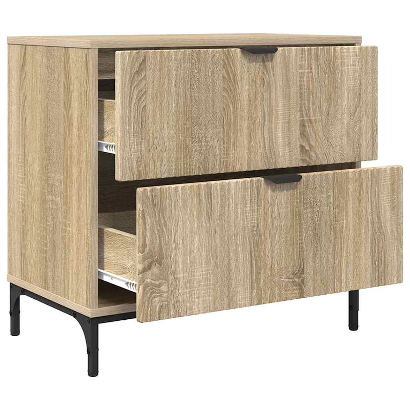 Casa si Gradina - Mobilier - Comode si corpuri - Noptiere - Noptiera Stejar sonoma 63.5 x 36 x 61 cm Lemn compozit - Infinity.ro