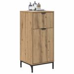Casa si Gradina - Mobilier - Mobilier baie - Corpuri baie - Dulap de Baie stejar artizanal 39.5 x 36 x 88 cm Lemn compozit - Infinity.ro
