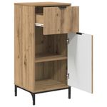 Casa si Gradina - Mobilier - Mobilier baie - Corpuri baie - Dulap de Baie stejar artizanal 39.5 x 36 x 88 cm Lemn compozit - Infinity.ro