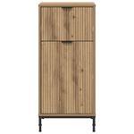 Casa si Gradina - Mobilier - Mobilier baie - Corpuri baie - Dulap de Baie stejar artizanal 39.5 x 36 x 88 cm Lemn compozit - Infinity.ro
